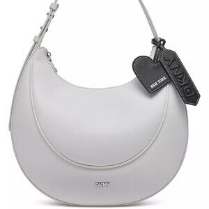 New DKNY Sadie Medium White Shoulder Bag